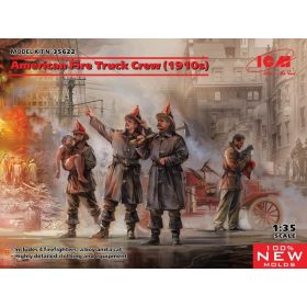 ICM 1:35 American Fire Truck Crew (1910s) (100% new molds)