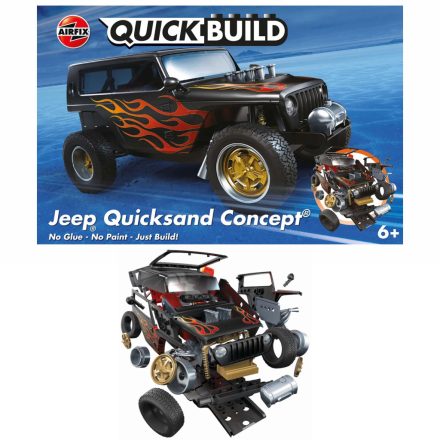 Airfix - QUICKBUILD Jeep u0027Quicksandu0027 Concept (J6038)