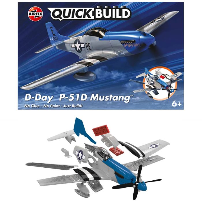 Airfix Airfix - QUICKBUILD D-Day P-51D Mustang (J6046)