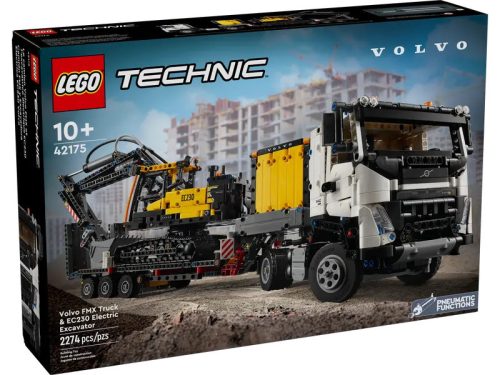 LEGO® Volvo FMX teherautó és EC230 elektromos markoló