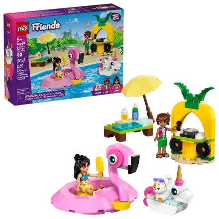 LEGO® 42658 Medencés buli flamingóval és egyszarvúval