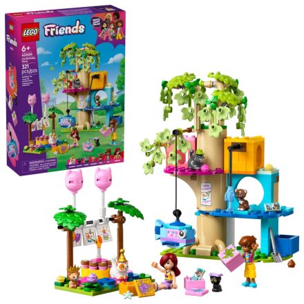 LEGO® 42666 Születésnapi cicazsúr és lombház cicáknak