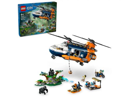 LEGO® Dzsungelkutató helikopter a bázison