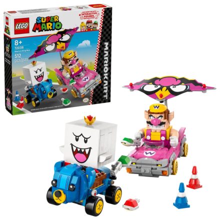LEGO® 72038 Mario Kart™ – Wario és King Boo