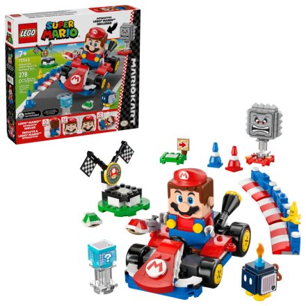 LEGO® 72043 Mario Kart™ – Interaktív LEGO® Mario™ és Standard Kart