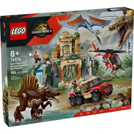 LEGO® 76976 Spinosaurus és Quetzalcoatlus, légi küldetés
