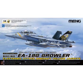   Meng Model LS019 1:48 Boeing EA-18G Growler Electronic Attack Aircraft Yellow Jackets