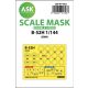 ASK mask 1:144 B-52H double-sided painting mask for Great Wall Hobby