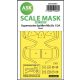 ASK mask 1:24 Spitfire Mk.IX one-sided express self-adhesive masks for Airfix