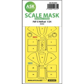  ASK mask 1:24 F6F-5 Hellcat double-sided express masks for Airfix