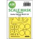 ASK mask 1:24 Hawker Typhoon Mk.IB one-sided express masks for Airfix
