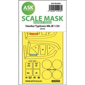   ASK mask 1:24 Hawker Typhoon Mk.IB double-sided express masks for Airfix