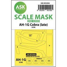   ASK mask 1:32 AH-1G Cobra (late) one-sided for ICM/Special Hobby