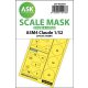 ASK mask 1:32 A5M4 Claude double-sided express mask for Special Hobby