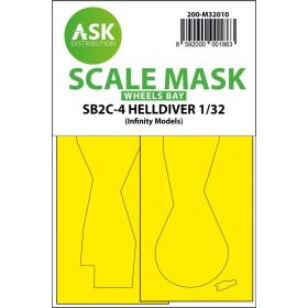   ASK mask 1:32 SB2C-4 Helldiver wheel bays express mask for Infinity kit
