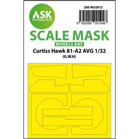   ASK mask 1:32 Curtiss Hawk 81-A2 AVG wheels bay masks for Great Wall Hobby