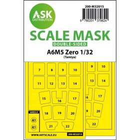   ASK mask 1:32 A6M5 Zero double-sided express masks for Tamiya