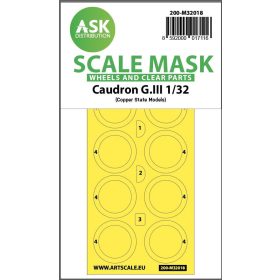   ASK mask 1:32 Caudron G.III double-sided express masks for CSM