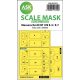 ASK mask 1:32 Messerschmitt Bf 109E-4 & E-7 double-sided express masks for Hobby2000, Dragon, HGW kit