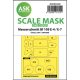 ASK mask 1:32 Messerschmitt Bf 109E-4 & E-7 one-sided express masks for Hobby2000, Dragon, HGW kit