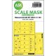 ASK mask 1:32 Messerschmitt Bf 109E-3 double-sided express masks for Hobby2000/Dragon
