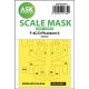 ASK mask 1:32 F-4C/D Phantom one-sided mask for Tamiya