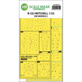 ASK mask 1:32 B-25J Mitchell double-sided mask for HK Models
