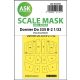 ASK mask 1:32 Dornier Do 335B-2 one-sided mask for HK Models