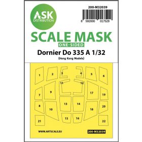 ASK mask 1:32 Dornier Do 335A one-sided mask for HK Models