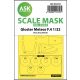 ASK mask 1:32 Gloster Meteor F.4 one-sided mask for HK Models