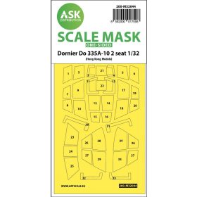   ASK mask 1:32 Dornier Do 335A-10 two seater one-sided mask for HK Models