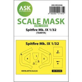 ASK mask 1:32 Spitfire Mk.IX one-sided masks for Tamiya
