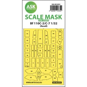   ASK mask 1:32 Messerschmitt Bf 110C-2/C-7 one-sided express masks for Revell