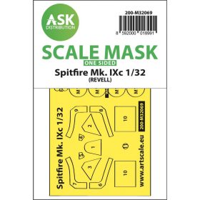 ASK mask 1:32 Spitfire Mk.IXc one-sided fit mask for Revell
