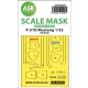 ASK mask 1:32 P-51D Mustang double-sided fit mask for Tamiya