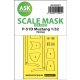 ASK mask 1:32 P-51D Mustang one-sided fit mask for Tamiya