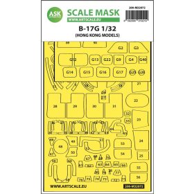 ASK mask 1:32 B-17G express fit mask for HK Model