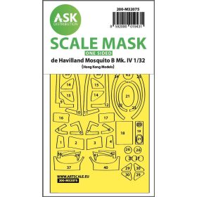   ASK mask 1:32 Mosquito B Mk.IV one-sided fit mask for Hong Kong Model
