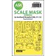 ASK mask 1:32 Mosquito B Mk.IV one-sided fit mask for Hong Kong Model