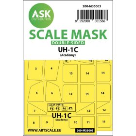 ASK mask 1:32 UH-1C double-sided painting mask for Academy