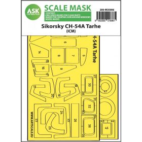   ASK mask 1:35 Sikorsky CH-54A Tarhe one-sided express fit mask for ICM