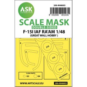   ASK mask 1:48 F-15I Ra'am double-sided painting mask for Great Wall Hobby
