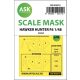 ASK mask 1:48 Hawker Hunter F.6 double sided painting mask for Airfix