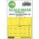 ASK mask 1:48 SAAB SK-37E Stör-Viggen double-sided painting mask for Special Hobby