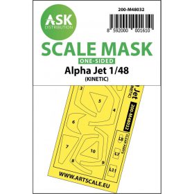 ASK mask 1:48 Alpha Jet one-sided painting mask for Kinetic