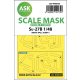 ASK mask 1:48 SU-27 Flanker B double-sided painting mask for Great Wall Hobby