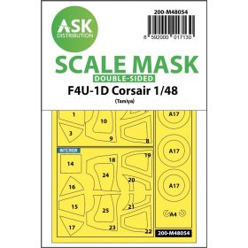   ASK mask 1:48 F4U-1D Corsair double-sided express mask for Tamiya