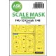 ASK mask 1:48 F4U-1D Corsair double-sided express mask for Tamiya