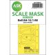 ASK mask 1:48 Bell AH-1G one-sided express mask for Special Hobby