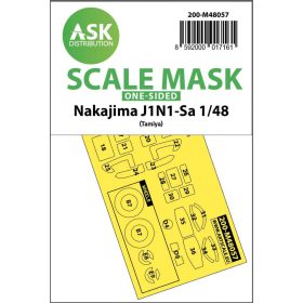   ASK mask 1:48 Nakajima J1N1-Sa one-sided express mask for Tamiya